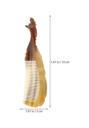 Singree Ev Ve Kuaför Salonu Kullanıma Uygun, Antistatik Özelliği İle Saç Bakımı, Kan Dolaşımını Teşvik Eden Kaliteli Boynuz Çekiç