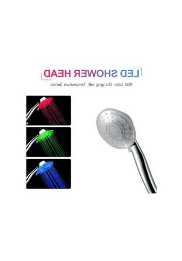 Ulzyvf Led Duş Başlığı - Su Sıcaklığına Göre Renk Değiştiren, Pilsiz Banyo Aydınlatması Diğer