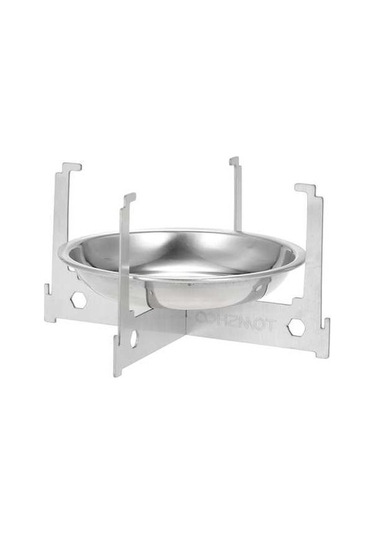 Pazly Tomshoo Mini Alkollü Ocak Spirit Brülör Taşınabilir Hafif Kamp Ocak Açık Alev Gümüş