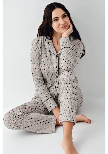 Pierre Cardin Kadın Siyah Pijama Takımı Pc9103-s-v1 Siyah