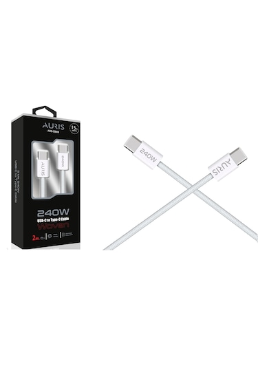 Auris ARS-CB59 2 M 240 W Usb-c Kablo 2m Type-c Kablo