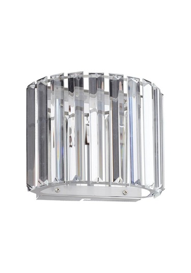 İstanbul Avize Elmas Gümüş Oval Kenarlı Kristal Taşlı Aplik Gümüş