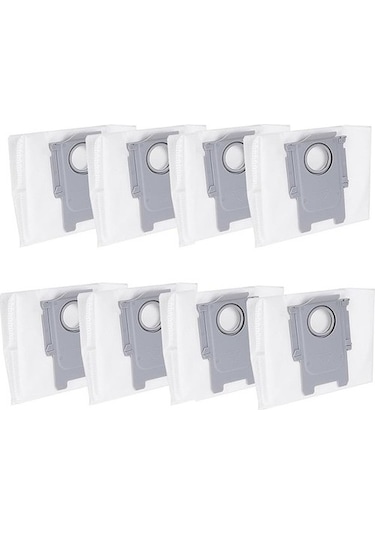 Srfn Ticaret Roborock S7 Maxv Ultra/s8/q5/q7 Uyumlu Toz Torbası - 8 Adet