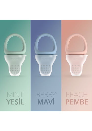 Mochi Pop Up Gıda Emziği Mint Mint
