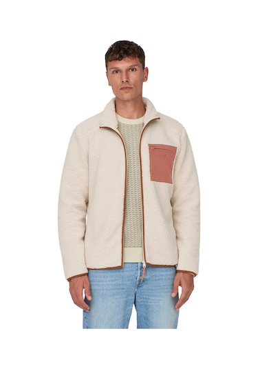 Only&sons Onsdallas Lıfe Sherpa Jac Bej Erkek Ceket 000000000102482048 Bej
