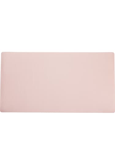 Still & Silent Pink Gerçek Deri Desk Mat Apple Uyumlu MacBook Altlığı
