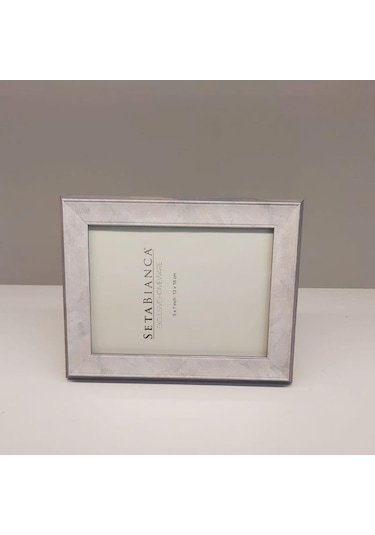 Seta Bianca 13 X 18 Cm Çerçeve Gri Sedef