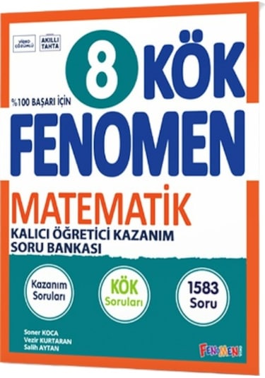 Fenomen Yayınları 8.Sınıf Kök Matematik Soru Bankası