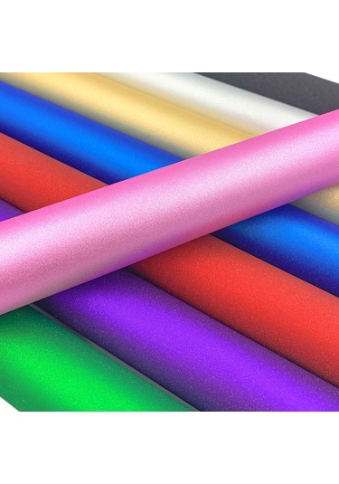 Sones 30 X 30cm Parıltılı Yapışkan El Sanatları Kalıcı Vinil Film Bardak Duvar Cam Dekoru İçin Kırmızı