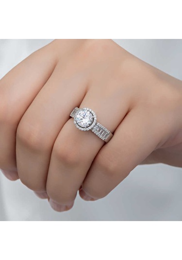 Casera's Gümüş Tek Taş Kadın Yüzük Csr2185335 Gümüş