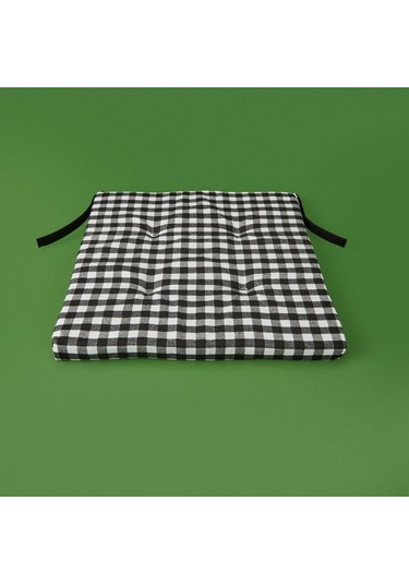 Evidea Soft Guarda Sandalye Minderi - Siyah - 38x38 Cm Siyah