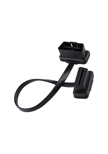 Konesam Obd2 16 Pin Ertelenme Kablosu 30cm - Erkek'den Dişiye, Araç Tanı Aletleri İçin Uzun Uzaklıkta Kullanım, Dayanıklı Abs Malzeme