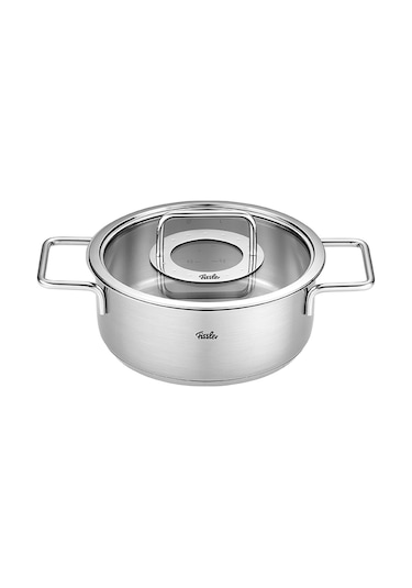 Fissler Pure Collection 8 Parça Cam Kapak Çelik Tencere Seti