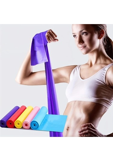 Elmpaly Yeşil 6.56ft Premium Lastik Direnç Bandı Yoga Ve Evde Fitness Güç Antrenmanı İçin Yeşil