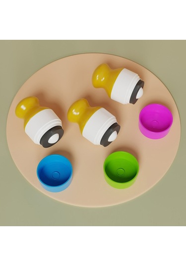 Mufunye Taşınabilir Aplikatör, Güneş Kremi Ve Losyonla Doldurulabilir, Mavi - Bear