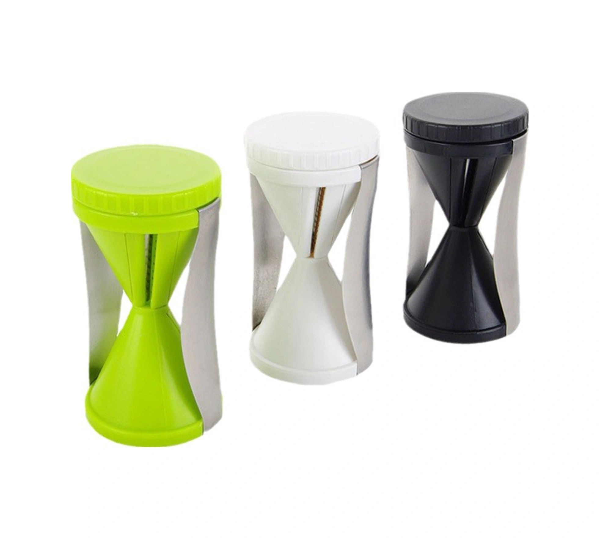 Yuntech01 Siyah Ev Fırını Çok Amaçlı Döner Dilimleyici - Pp Ve Paslanmaz Çelik Bıçaklı Spiral Dilimleme Aleti Siyah