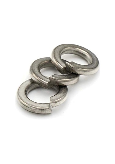 Kilit Yıkayıcı Bölünmüş Halka 18-8 Paslanmaz Çelik-3/8 ' .377 Id X .680 Od X .078 Kalın Miktar-100 Paslanmaz Çelik