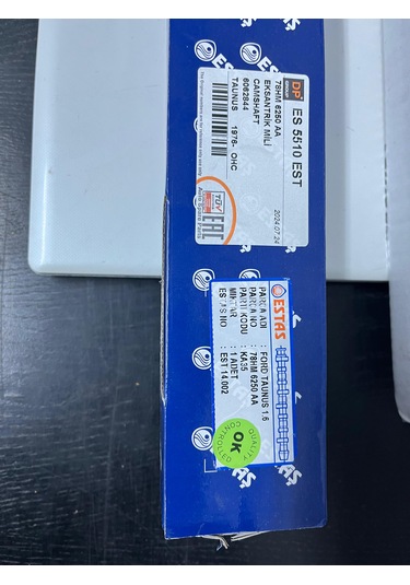 Ford Taunus 1.6-2.0 Motor Eksantrik Mili 1973-1993 Arası Oem No 78hm 6250 AA