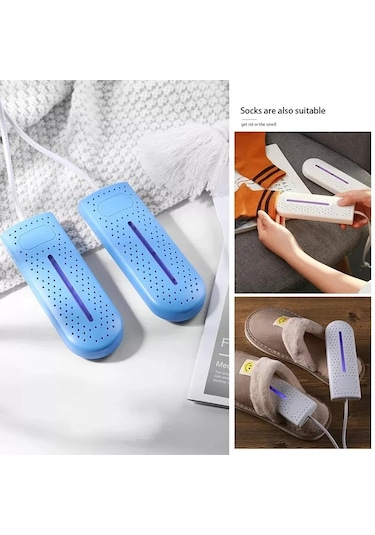 Ayakkabı Kurutucular Uv Sterilizasyonu Nem Alma Taşınabilir Beyaz - Siyah