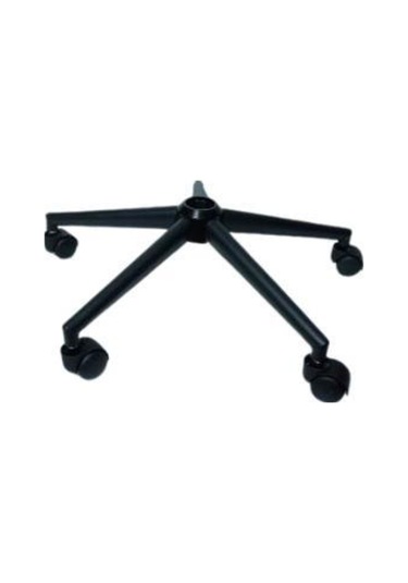 Kamusalmarket Metal Siyah Konik Ayak Tekerlekli Ücretsiz Kargo