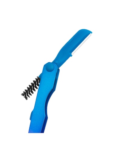 Homyl Kaş Cımbızı Paslanmaz Alet 4mm Düz Uçlu Cımbız Çok Mavi Mor