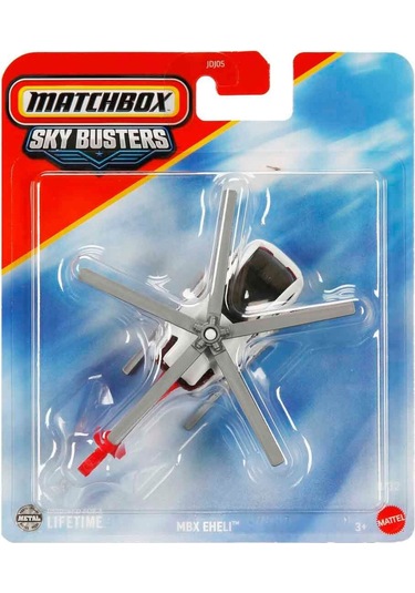 Metal Gövdeli Matchbox Sky Busters Mbx Eheli Metal Oyuncak Helikopter Lisanslı Model Uçağı