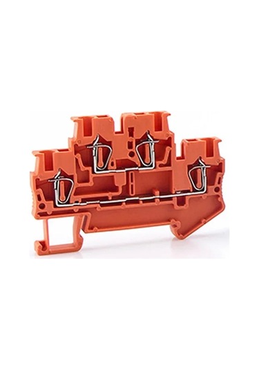 Sttb-2.5 Dın Ray Terristi Blok Elektrik Kabulları Konsökleri Çift Katmanlı Yay Bağlantısı Bağlayıcı Tel İletkenler 10 Pcs