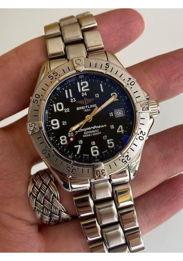 Breitling Superocean 40mm Çelik Kordon Erkek Kol Saati A17340 2.