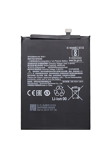 Xiaomi Redmi 8 / Redmi 8A Bn51 Batarya Pil 5000Mah