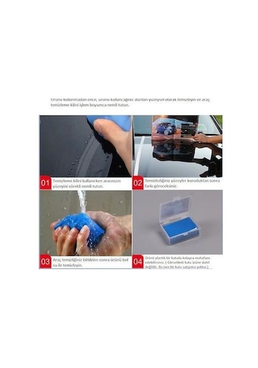 3M Nano Araç Yüzey Temizleme Kil Hamuru 180 Gram "Made in USA"