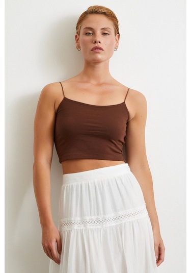 Lastik Askılı Top Kahve Kahve