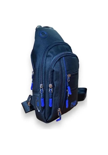 Mavi Çapraz Body Bag Çanta-unisex Bel Çantası