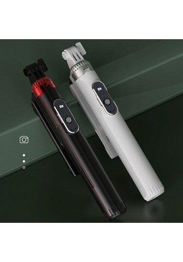 Butu P160d 1,6 M Uzatılabilir Selfie Çubuğu Kamera Tripod Standı, Tek Dolgu Işığı Ve Kablosuz Bluetooth Uzaktan Kumanda İle