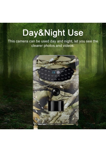 Mufunye Pr100 12mp 1080p Outdoor Kamera: Ip56 Su Geçirmez, 26 Infrared Işık, 0.8s Hızlı Tetikleme, Av/görüntüleme/izleme Çok Renkli