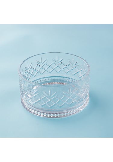 Porsima 4 Lü Kristal Cam Çerezlik Sunumluk Tek Kişilik Salata Kasesi 400 Ml