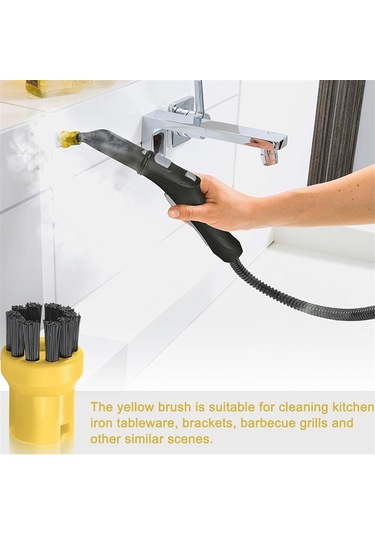 Junzhuodianpu Karcher Sc2 Sc3 Sc4 Sc5 Buharlı Temizleyici Parçaları Güçlü Nozul Yedek Parçaları İçin Temizleme Fırçası Başlığı Fırçası