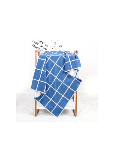 Sones Yumuşak Kundak Örtüsü Yenidoğan Kanepe Yatak Örtüsü Kot Mavisi Mavi