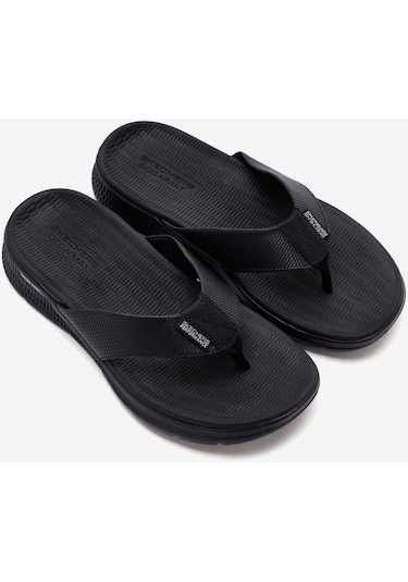 Skechers Skechers Go Consistent Sandal - Synthwave Erkek Siyah Parmak Arası Terlik 229035 Bbk Siyah