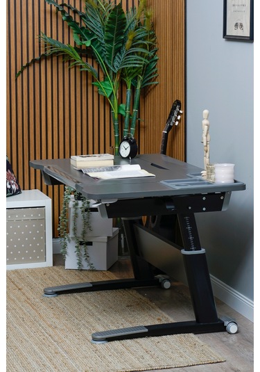 Sirius Simple Yükseklik Ve Eğim Ayarlı, Bilgisayar Ve Ofis Masası, Modern Ofis Ve Çalışma Masası Gri