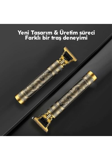 Uconex Vintage T9 Profesyonel Saç Sakal Kesim Makinesi