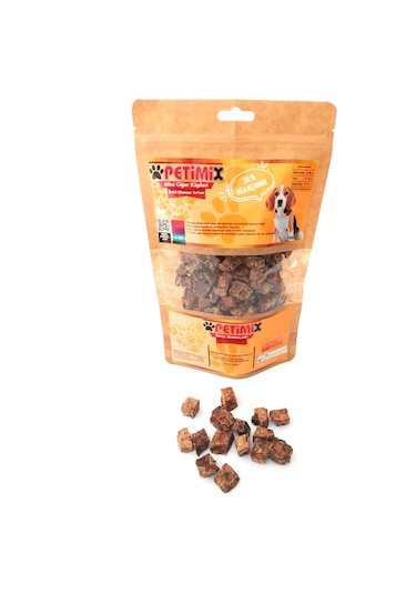 Petimix Mini Ciğer Küpleri Köpek Ödül Maması 100 G