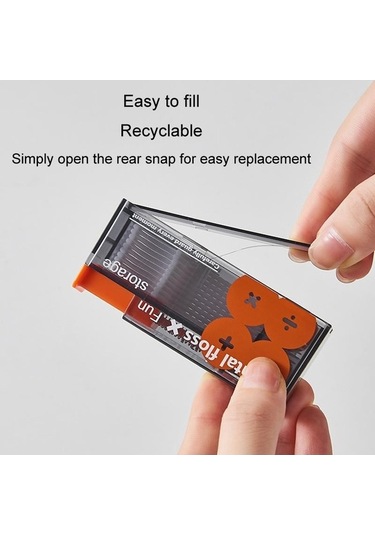 Flybuy Yeşil Tek Taşınabilir Otomatik Kutusu Kullanımlık Ipi Ipi Ipi Dispenseri Diş Diş Çıkarma Adet 10 Cy