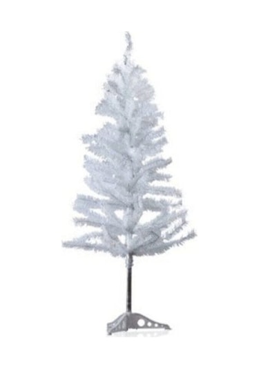 Yılbaşı Lüks Beyaz Çam Ağacı 90cm 90 Dal Plastik Ayaklı 1 Adet 90