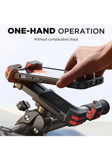Dashanshop Redblub Motorcycle Bisiklet Scooter Telefon Tutucu 1s Kilitleme 4 7 7 Telefonlar İcin 16 Pro Max 15 14 13
