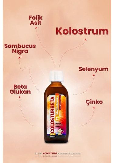 Lamos Colosturbeta Kolostrum İçeren Multivitamin 150 ML