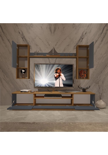 Decoraktiv Trendstyle 5das Mdf Tv Ünitesi Tv Sehpası Pera - Antrasit