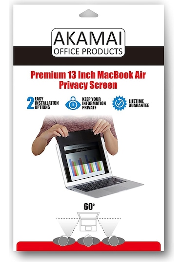 Akamai Apple Uyumlu MacBook Pro 13" Manyetik Ekran Filtresi