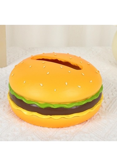 Pazly Suntek Sarı Peçete Kutusu Kapağı Hamburger Dispenseri Burger Bi Diğer