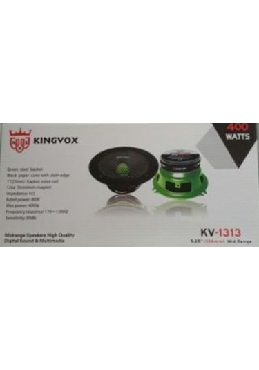Kıngvox Kv-1313 13 Cm 400 Nwatt Profesyonel Midrange Takımı