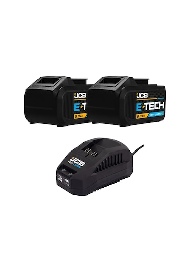 Jcb 18BLRH Kömürsüz Kırıcı-Delici + 18ID Darbeli Vidalama + 18 V 6.0 Ah Çift Akülü Set